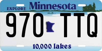 MN license plate 970TTQ
