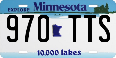 MN license plate 970TTS