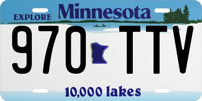 MN license plate 970TTV