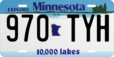 MN license plate 970TYH