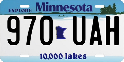 MN license plate 970UAH