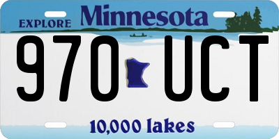 MN license plate 970UCT