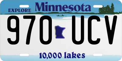 MN license plate 970UCV