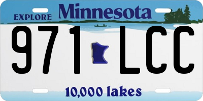 MN license plate 971LCC