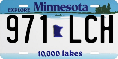 MN license plate 971LCH