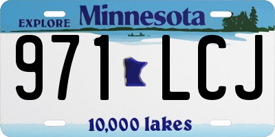MN license plate 971LCJ