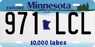 MN license plate 971LCL