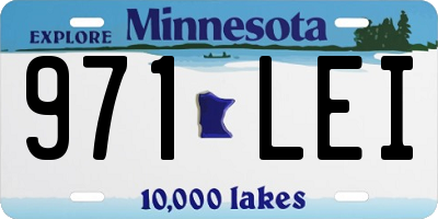 MN license plate 971LEI