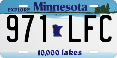 MN license plate 971LFC