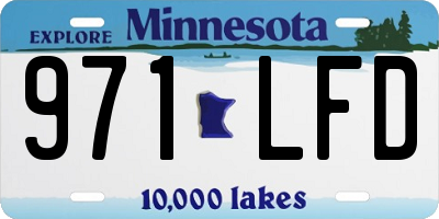 MN license plate 971LFD