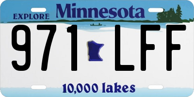 MN license plate 971LFF
