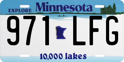 MN license plate 971LFG
