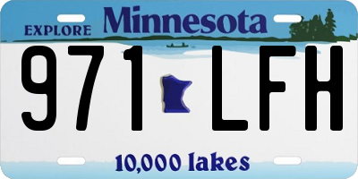 MN license plate 971LFH