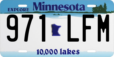MN license plate 971LFM