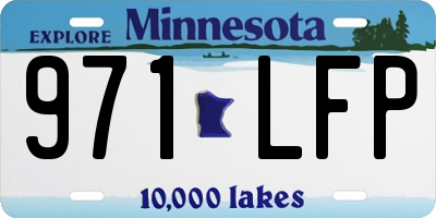 MN license plate 971LFP