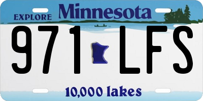 MN license plate 971LFS