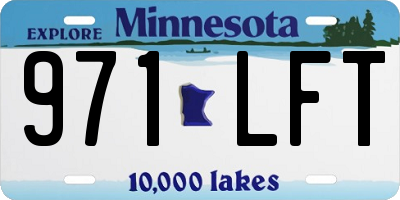 MN license plate 971LFT