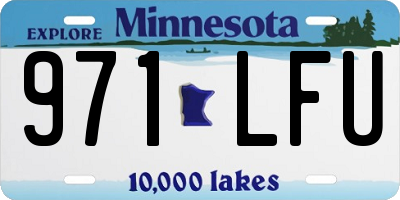 MN license plate 971LFU