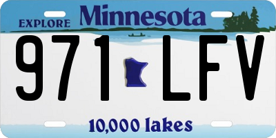 MN license plate 971LFV