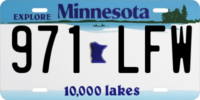 MN license plate 971LFW