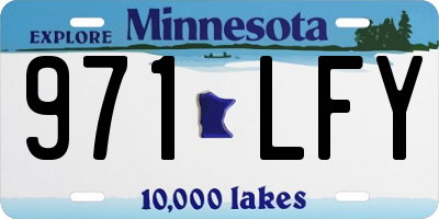 MN license plate 971LFY