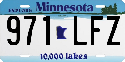 MN license plate 971LFZ
