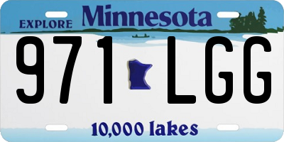 MN license plate 971LGG