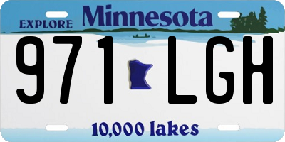 MN license plate 971LGH