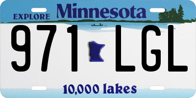 MN license plate 971LGL