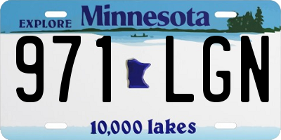 MN license plate 971LGN