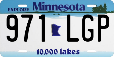 MN license plate 971LGP