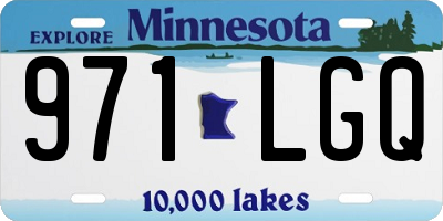 MN license plate 971LGQ