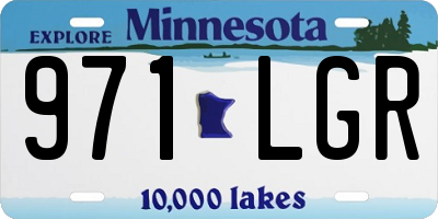 MN license plate 971LGR
