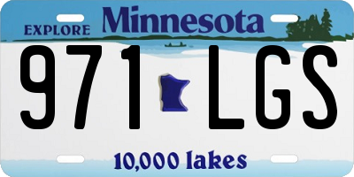 MN license plate 971LGS