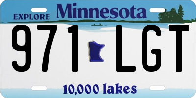 MN license plate 971LGT