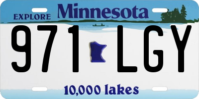 MN license plate 971LGY