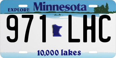 MN license plate 971LHC