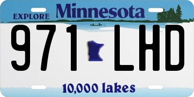 MN license plate 971LHD