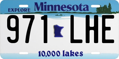 MN license plate 971LHE