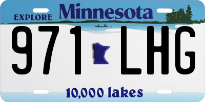 MN license plate 971LHG