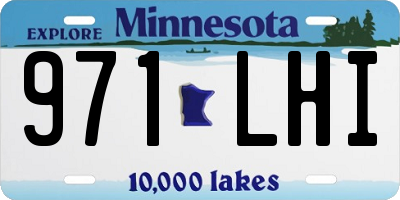MN license plate 971LHI