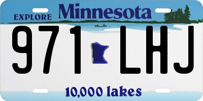 MN license plate 971LHJ