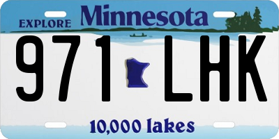 MN license plate 971LHK