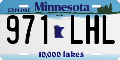 MN license plate 971LHL
