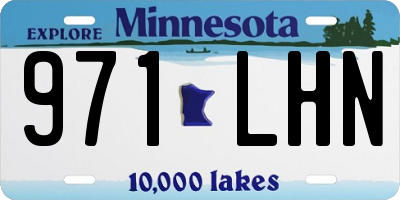 MN license plate 971LHN
