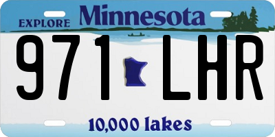 MN license plate 971LHR