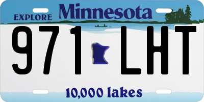 MN license plate 971LHT