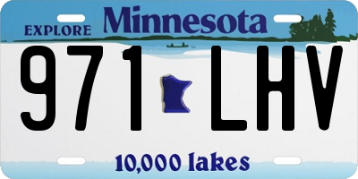 MN license plate 971LHV