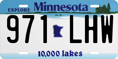 MN license plate 971LHW