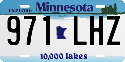 MN license plate 971LHZ